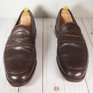 Allen Edmonds McGraw Slip On Loafer 9 3E (EEE) dark brown SECOND